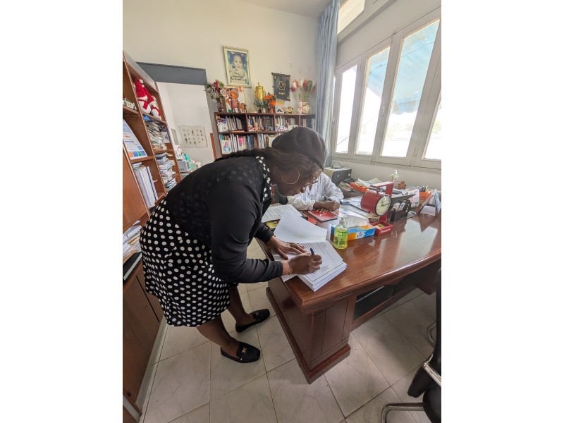 Signature de la Convention de partenariat entre BeNo et Unité Oncologie-Treichville 